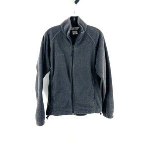 Columbia Sportswear Women's Gray Fleece Full Zip Sweatshirt Jacket Size Medium